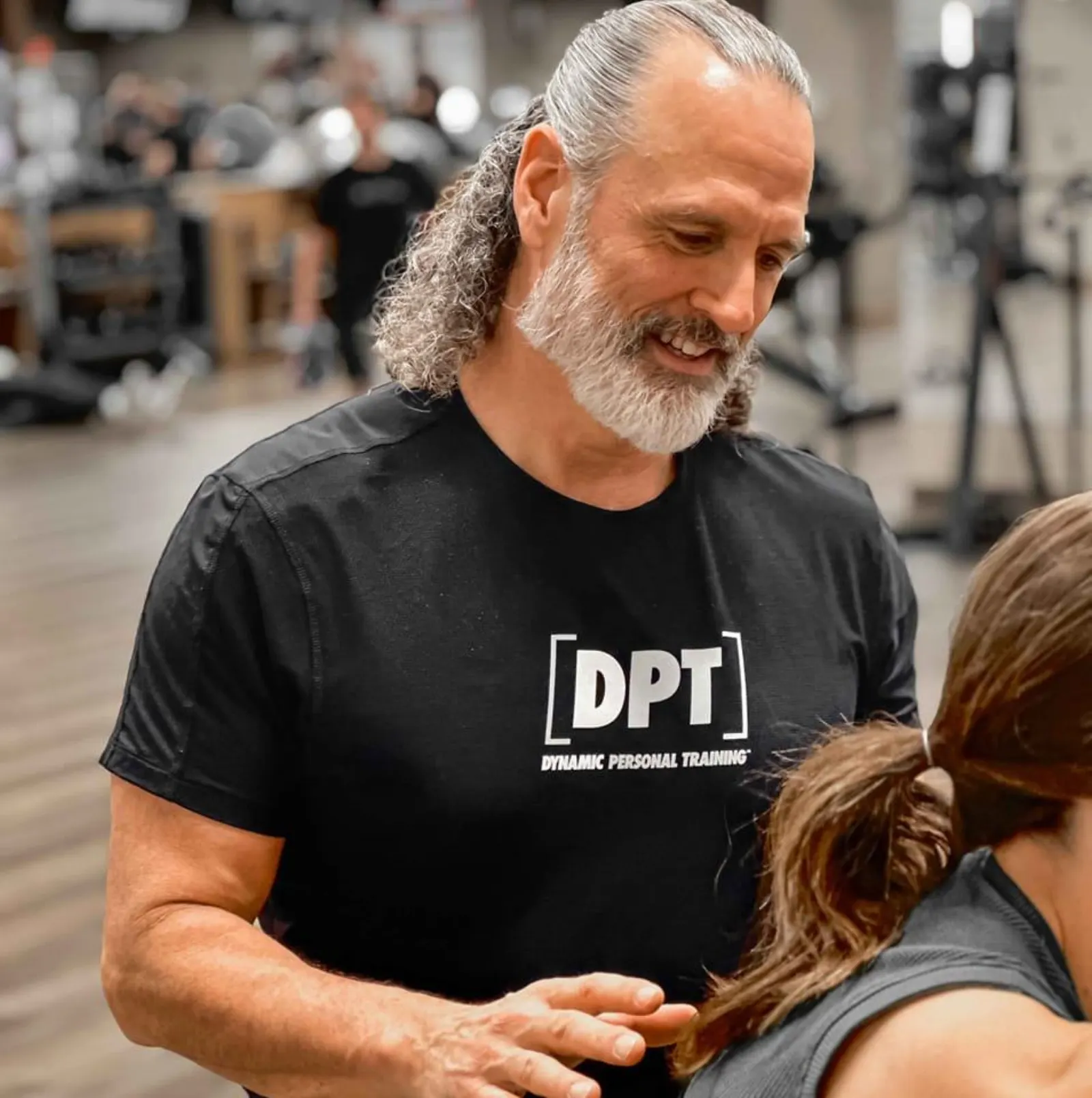John Larson CPT coaching client through personal training session St. Louis Missouri